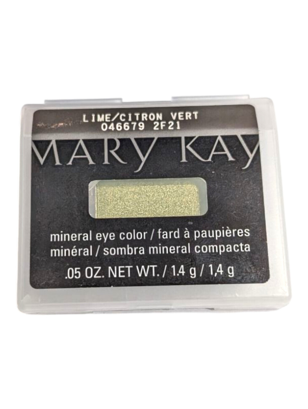 Mary Kay Lime Mineral Eye Color Shadow Citron Vert 046679 New